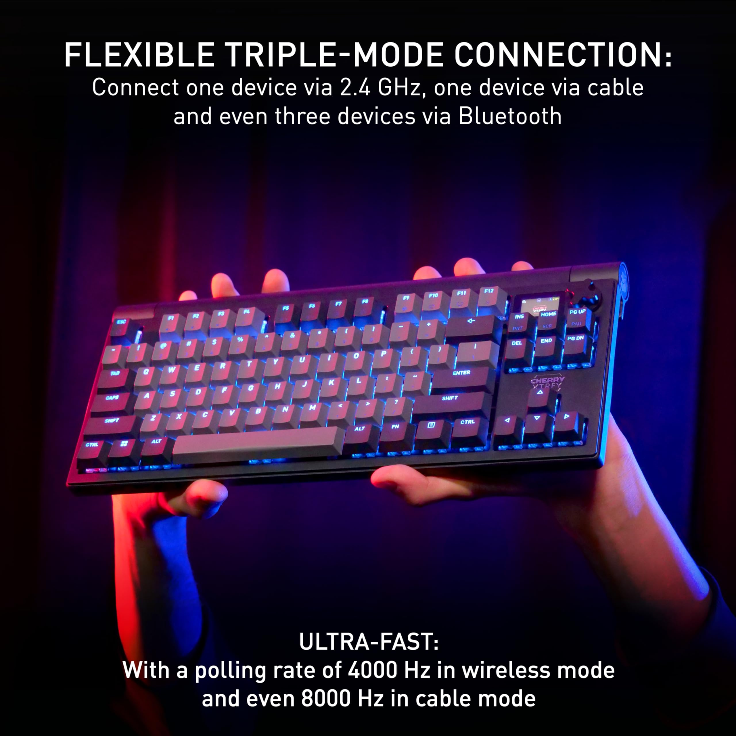 Amazon.com: CHERRY XTRFY MX 8.3 TKL Wireless, Tenkeyless